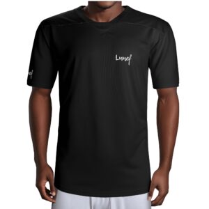 Maglia collo V da uomo Lunef01 Nera