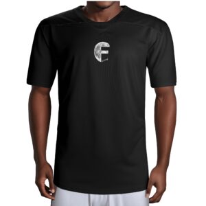 Maglia collo V da uomo Lunef02 Nera