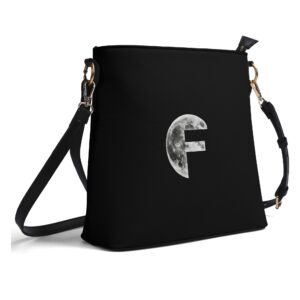 Borsa a secchiello da donna in PU a tracolla Lunef1